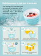 Pink 500ML Compact Electric Ice Cream Maker - Portable Quick Iced Drink Bucket & Soft Serve Machine with Rapid 15-Min Freezing
