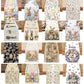 33 x 183 CM Festive Easter Linen Table Runner - Cartoon Bunny Table Runner & Stain-Resistant Primitive Home Decor (Style-6)