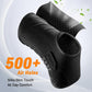 XL Size Black Triple-Layer Compression Ankle Brace With Adjustable Lace-Up - Breathable Sprain Prevention Sleeve