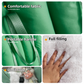 Green 2-in-1 Fluffy Travel Cat Bed & Car Safety Seat - Enclosed Windproof Pet Carrier with Reversible Summer/Winter Cushion, Reinforced Handle and Escape-Proof Leash