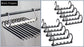 Ultimate Closet Space-Saver Set: 9-Tier Black Stainless Steel Retractable Pants Rack & 10-Pack Multi-Port Magic Hangers