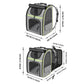 Blue Large Expandable Cat Travel Backpack - Breathable & Collapsible Pet Carrier 62x34x43CM
