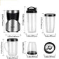 Professional Multifunctional Juicer with 4 Cups & 2 Blade Heads - 1.5L Large Capacity & 380W High Power Blender, Grinder & Smoothie Maker