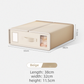 2-Pack Beige Foldable Bedding Storage Box with Zipper & Handle - Wardrobe Drawer Closet Organizer for Duvet Covers & Clothing (38x32x12CM)