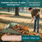Dark Green 380L Ultra-Large Collapsible Leaf Collection Bag - Lightweight & Durable Oxford Cloth Instant Pop-Up Garden Waste Bin