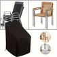 Heavy Duty Oxford Outdoor Furniture Protector Set - Waterproof & Dustproof Round Dining Table(185x110cm) and Lounge Chair Cover(64x64x70x120cm) Bundle
