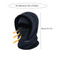 Grey Windproof Thermal Balaclava Hood - Full Face Mask & Polar Fleece Neck Warmer for Skiing, Cycling & Outdoor Sports