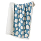 75 x 100 CM Waterproof Soft Sherpa Fleece Pet Blanket (Blue Sky & Clouds) - Reversible Thickened Furniture Protector for Dogs & Cats