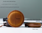 Coffee Handmade Crazy Horse Leather Retractable Tape Measure Keychain Dual Sided Scale 150cm/60" Mini Pocket Ruler for Sewing & Body Measuring