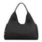 Black Large Capacity Travel Duffel Bag - Lightweight Sports Gym Bag with Dry Wet Separation for Weekend Getaways and Business Trips