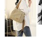 Coffee Multi-functional Large Capacity Canvas Tote Bag - Versatile 3-Way Adjustable Shoulder and Crossbody Handbag for Work, Travel, and Daily Use