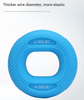 Blue 40/50LB 2-Pack Silicone Hand Grip Strengthener Rings - Dual-Resistance Finger Exerciser and Forearm Trainer for Muscle Recovery and Carpal Tunnel Prevention