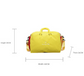 Black Color-Block Travel Bag - Large Capacity Women&