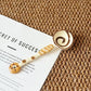 Cookies Scoop Creative Hand-Painted Ceramic Spoon - Cute Cartoon Bakery Series Long Handle Soup Spoon - High-Quality Underglaze Tableware for Desserts and Coffee