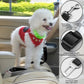 Red 5PCS Universal Adjustable Pet Car Safety Seat Belt | Heavy Duty Retractable Harness Restraint | Anti-Jump Window Safety Clip