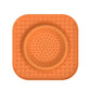S Orange 2-Pack Premium Silicone Pet Lick Mat - Slow Feeder for Dogs and Cats with Powerful Suction Base - Anxiety Relief and Boredom Buster for Grooming and Bathing