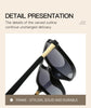 Amber-hued Tea Retro Double Bridge Square Frame Polarized Sunglasses - Driving Sun Protection Eyewear