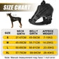 S Black Professional Tactical No-Pull Dog Harness | Reflective Breathable Mesh Vest | Heavy Duty Training Gear with Control Handle