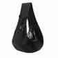 Black Portable Pet Carrier Backpack - Adjustable Shoulder Sling for Small Dogs & Cats (69.85 x 59.94 x 39.88cm) - Breathable Outdoor Travel Bag