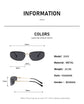Gold-rimmed Black-and-grey Lenses 2PCS Retro Y2K Rimless Oval Sunglasses for Women | Fashion Metal Frame Old Money Aesthetic | Sweet Cool Spice Girl Sunnies