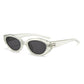 Light Shallow Tea Full Grey Retro Oval Sunglasses for Women | Face-Slimming High-End Design | Ultra-Light UV Protection 3-Piece Set