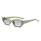 Green Retro Oval Sunglasses for Women | Face-Slimming High-End Design | Ultra-Light UV Protection 3-Piece Set