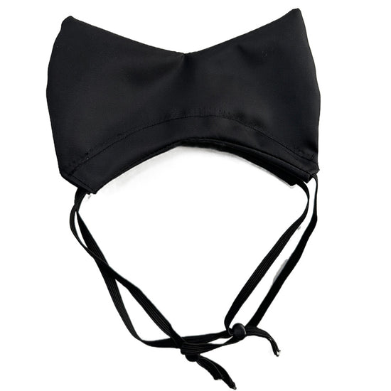 Black Professional 2-Piece Adjustable Waterproof Pet Shower Cap | Ear Protection for Cats and Dogs | Bathing and Swimming Accessory