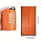 Orange 2-Pack Emergency Thermal Bivvy Sleeping Bag | High-Efficiency Heat Retention Survival Sack | Waterproof & Windproof Portable Shelter for Outdoor Camping 91x213cm