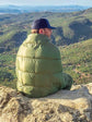 Blue Compact Lightweight Quilted Blanket - Soft, Warm, and Portable for Outdoor Adventures