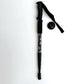 Black 2-Pack Lightweight Trekking Poles | 4-Section Adjustable 52-110cm Walking Sticks | Anti-Shock High-Strength Aluminum Alloy Hiking Poles
