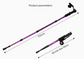 Purple 2-Pack Lightweight Trekking Poles | 4-Section Adjustable 52-110cm Walking Sticks | Anti-Shock High-Strength Aluminum Alloy Hiking Poles