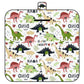 Small Dinosaur Thick Waterproof Foldable Picnic Mat - 150x200cm for Camping & Beach