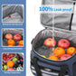 Grey Versatile Large-Capacity Picnic Insulated Bag - Detachable Shoulder Strap & Ice Pack