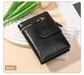Black Soft PU Leather Women&