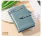 Blue Soft PU Leather Women&