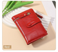 Red Soft PU Leather Women&