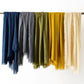 Dark Green Cotton and linen scarves - Elegant, solid-color, lightweight shawls, soft and comfortable, suitable for pairing with various outfits.
