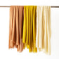 Dark Yellow Cotton and linen scarves - Elegant, solid-color, lightweight shawls, soft and comfortable, suitable for pairing with various outfits.