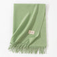 Green Autumn & Winter Korean-Style Women&