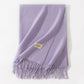 Purple Autumn & Winter Korean-Style Women&
