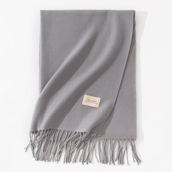 Grey Autumn & Winter Korean-Style Women&