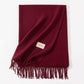Dark Red Autumn & Winter Korean-Style Women&