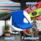 Red Portable Foldable Outdoor Seat – Multi-Functional Stadium & Boat Chair with Carry Handle