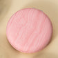 2 Pcs Pink Portable Wooden-Style Makeup Mirror - Dual-Sided High-Definition Compact Mirror