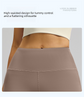 L Coffee High-Waisted Flared Yoga Pants – Sculpting & Slimming Fitness Leggings