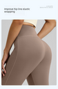 XL Coffee High-Waisted Flared Yoga Pants – Sculpting & Slimming Fitness Leggings