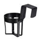Black Car Cup Holder – Universal Vehicle Drink Organizer, Portable Beverage Rack (Set of 4)
