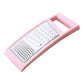 2 Pcs Pink Multi-Functional Vegetable Slicer – Stainless Steel Grater for Shredding, Slicing & Dicing