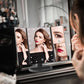 White 360° Rotating LED Tri-Fold Makeup Mirror – 22-Bulb Illuminated Vanity Mirror with 1X/2X/3X Magnification