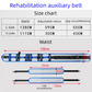 Size L Blue Rehabilitation Support Waist Belt – Gait Assistance & Transfer Aid for Elderly, Post-Stroke, and Mobility-Impaired Users
